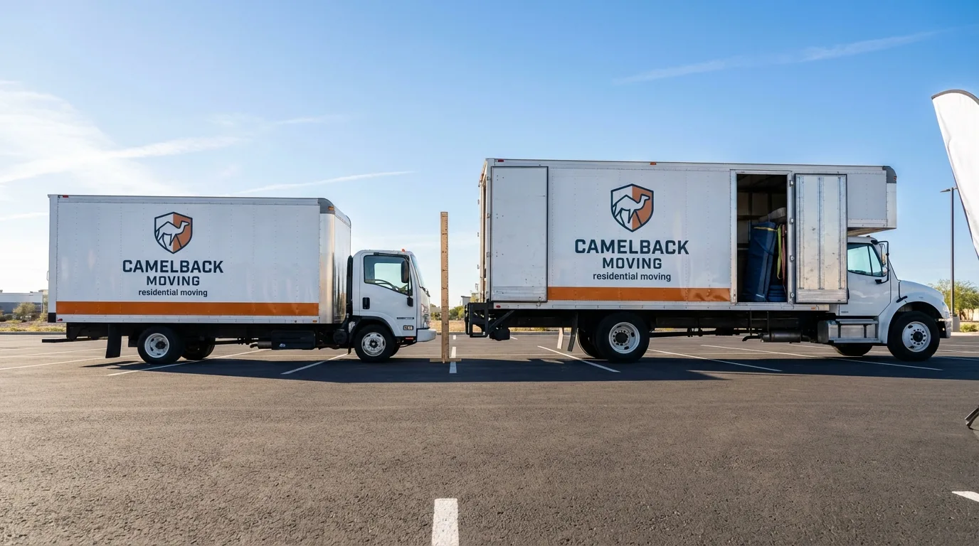 Moving truck size capacity guide in Medford